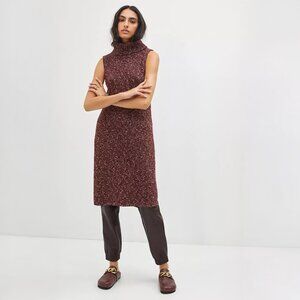 Anthropologie Flowy Maxi Tunic in Wine - NWT sz Small
